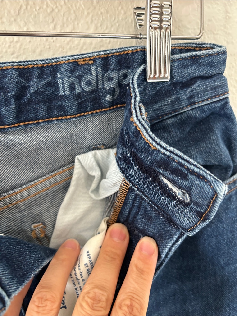 Wrangler Dark Blue High-Rise Flare Jeans - Picture 3 of 7